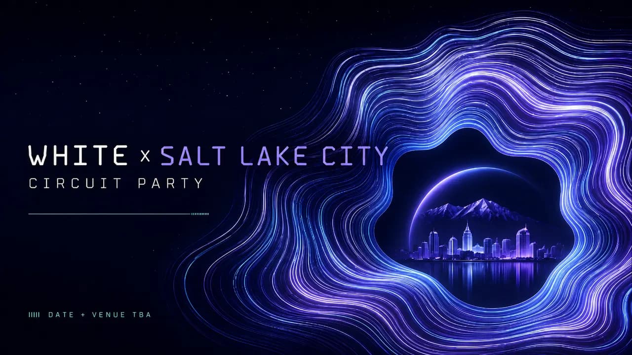 White x Salt Lake City event cover