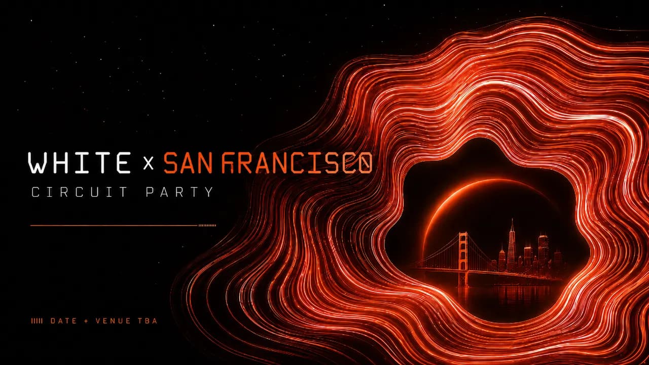 White x San Francisco event cover